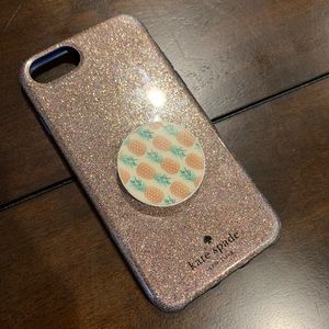 Kate Spade iPhone 7 glitter case